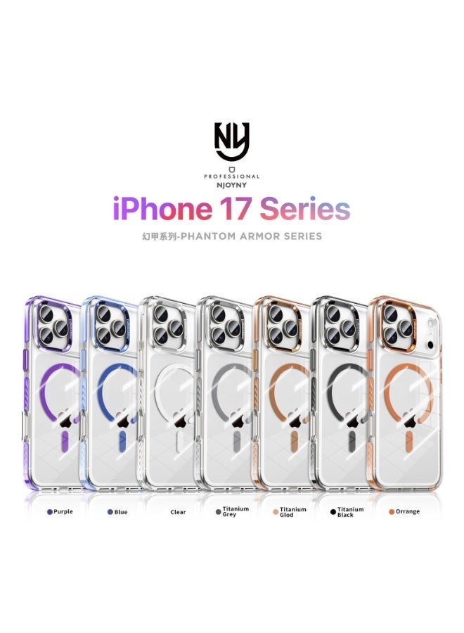إنجوي إن واي غطاء لهاتف iPhone 17 Pro Max متوافق مع تقنية MagSafe - باللون الأسود التيتانيوم - Image 5